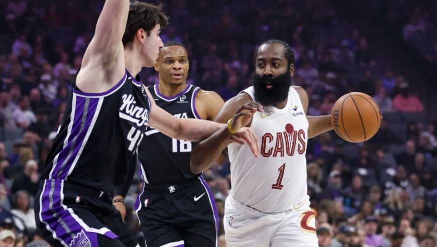 末节15分！哈登首秀23+8送国王12连败 米切尔35分威少21+9