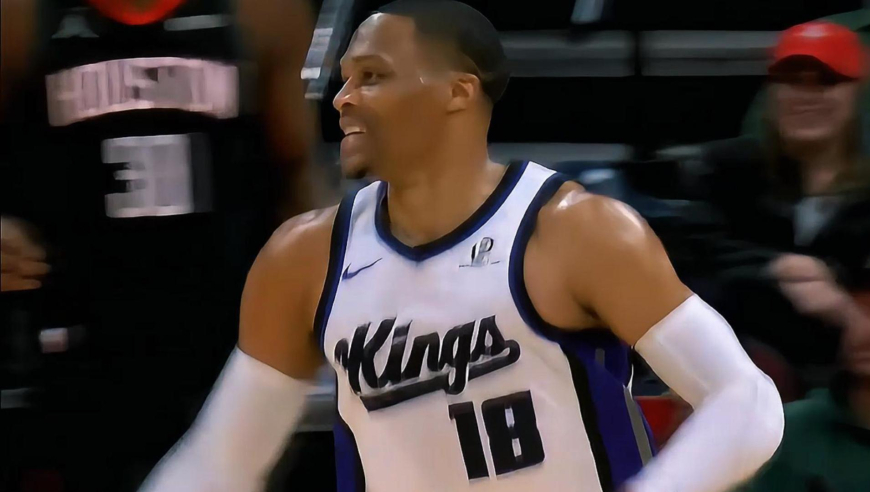 恩怨战的神！国王威少vs火箭首节17分全过程：一打杜兰特就爆发