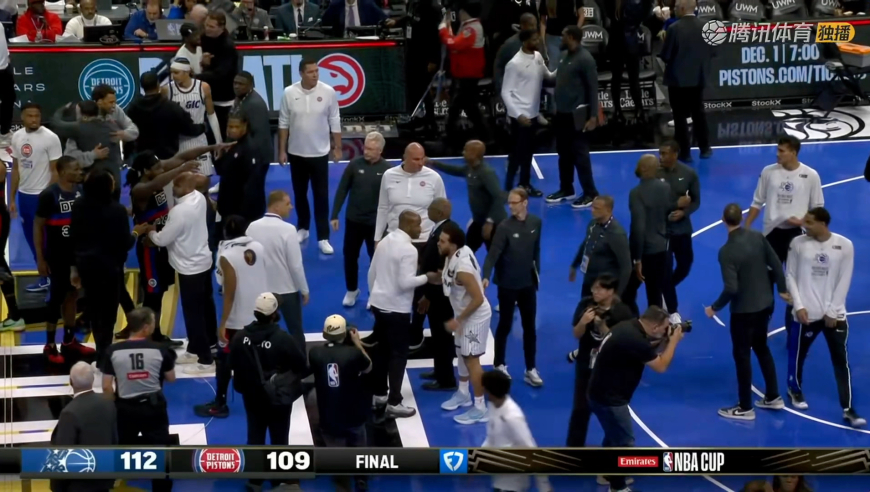 学大姚！坎宁安故意罚球不中传邓罗可惜三分被盖 赛后两队互骂险冲突