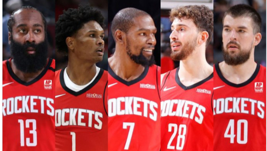 船媒盼哈登重返休城！模拟6换4方案杜登重聚：留谢泼德出伊森+海王