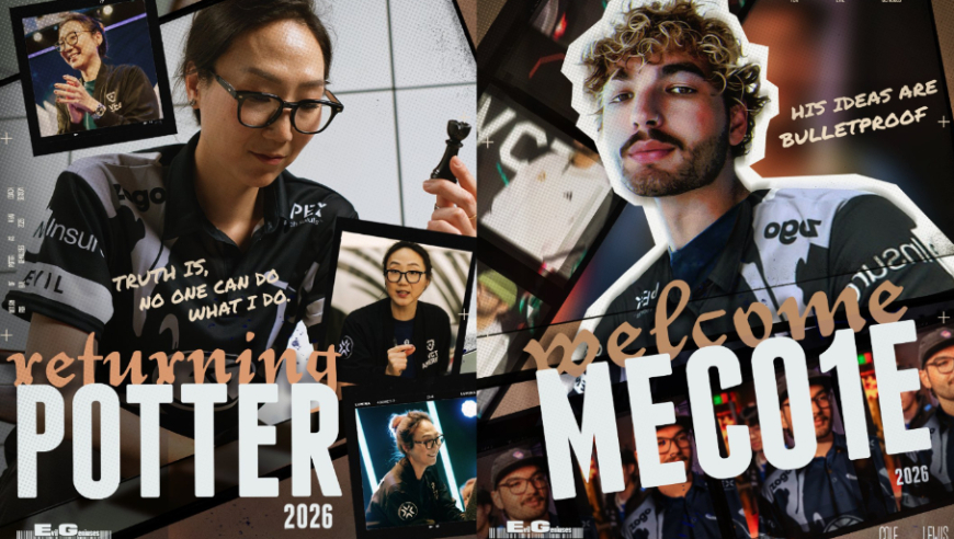 EG公布无畏契约新阵容，冠军教练potter留队