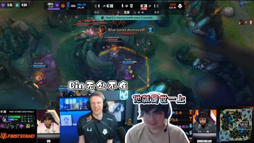 Bin哥无解青钢影打到Jankos当场破防：这就结束了？原神哥：Bin说得对他就是世一上！