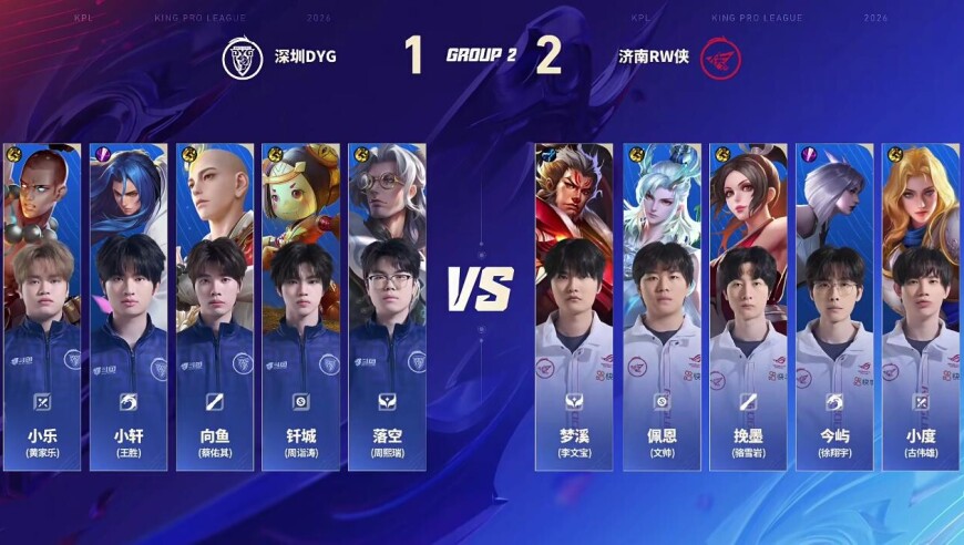 RW 3-1 DYG：鲁班被冲打出一波猝死，RW战胜DYG拿到开门红