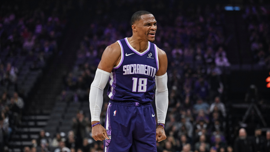 国王火箭关键球合集：威少末节关键三分追平 施罗德三分准绝杀