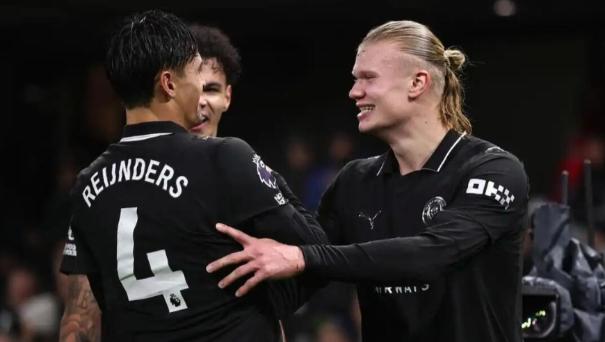 英超-连丢3球险失好局！曼城5-4富勒姆先赛距榜首2分，福登双响，哈兰德1射2传