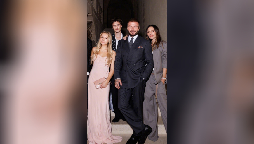 和大儿子决裂后首度现身！贝克汉姆一家高调亮相，其他儿子带女友