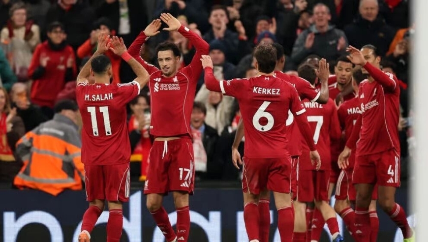 世纪大和解！萨拉赫刷新英超纪录 斯洛特率队5场不败