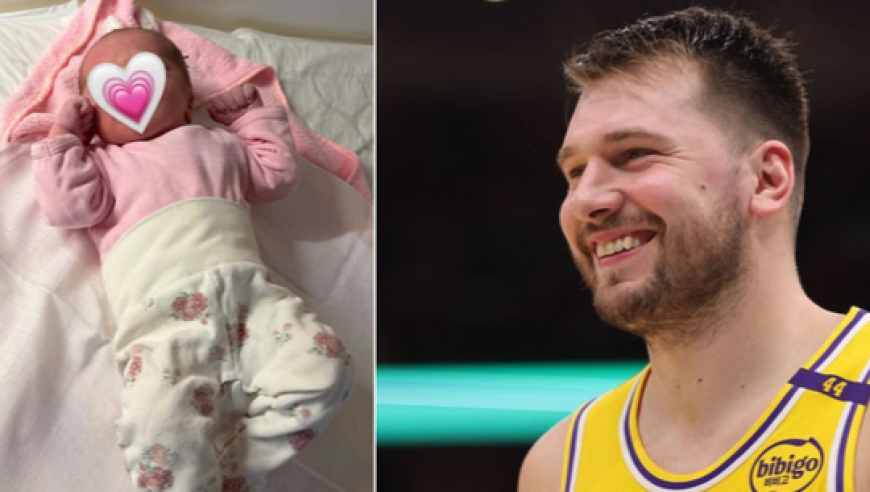 东契奇正式宣布第二个女儿出生：取名奥利维亚 最快周一复出战76人