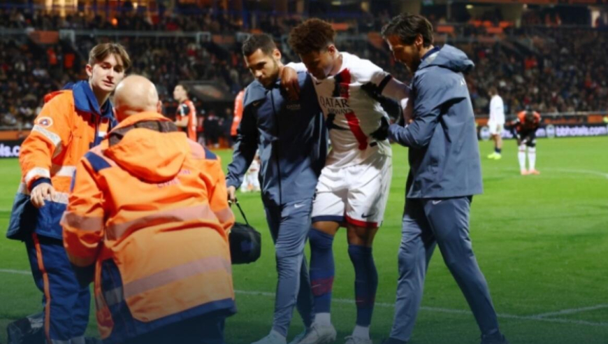 法甲-近4轮3平+仅1场零封！巴黎1-1洛里昂先赛领跑，门德斯破门，杜埃伤退