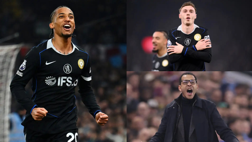 大马丁痛苦面具！佩德罗戴帽帕尔默凌空斩，切尔西4-1维拉大逆转