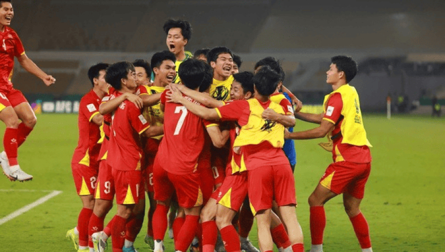 3-2！越南两度遭追平后加时赛绝杀阿联酋，时隔8年重返U23亚洲杯4强