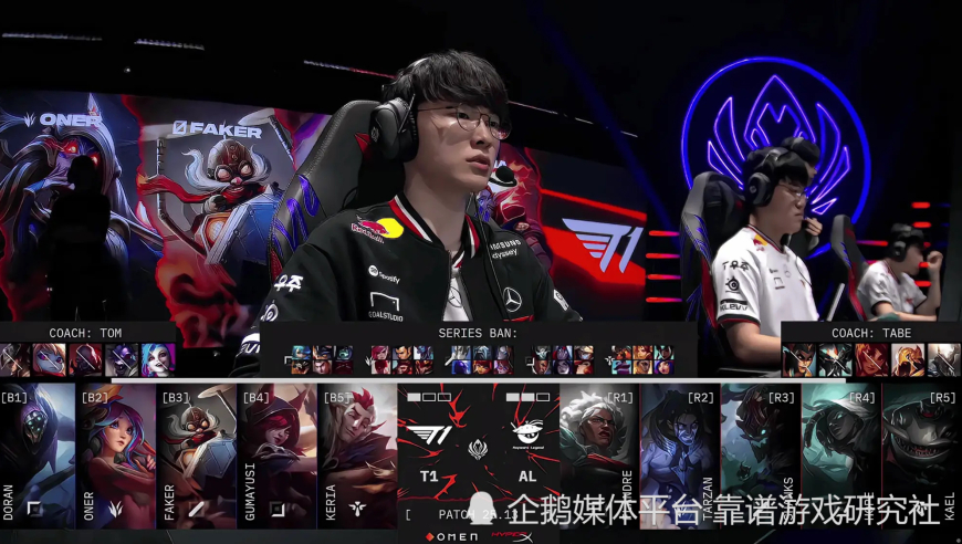 LOL：T1击败AL晋级决赛，MSI成LCK内战了，Tabe教练真的尽力了
