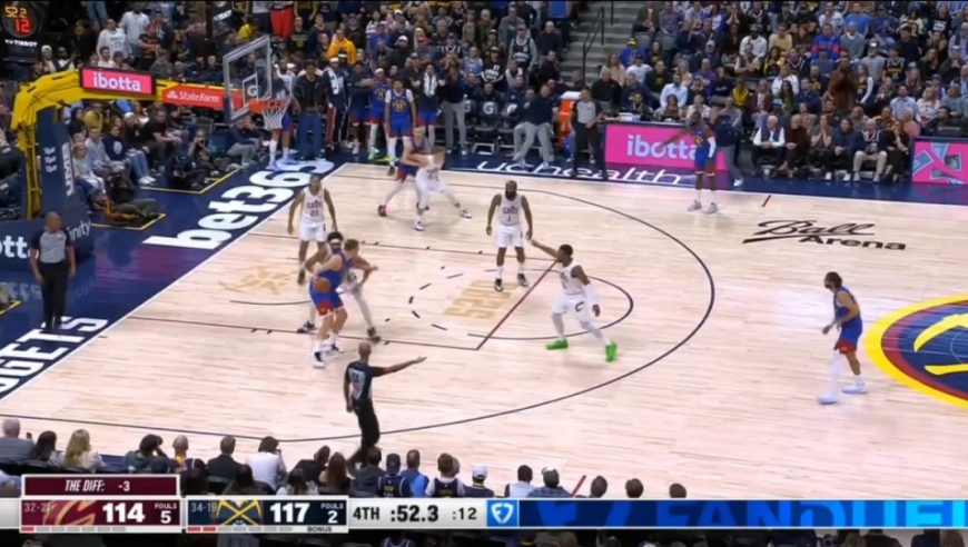 刺激！骑士vs掘金最后1分钟：哈登天神下凡关键3分逆转比赛