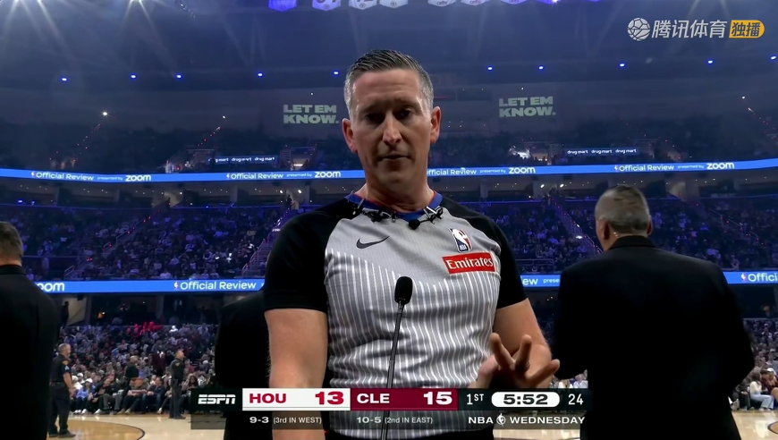 危险动作！亨特垫脚杜兰特被判一级恶意 火箭拿三罚+球权