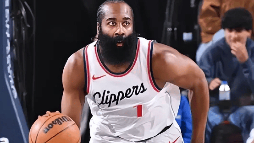 哈登生涯总得分超越奥尼尔，距第八名张伯伦还差2805分