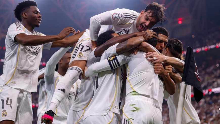 巴尔韦德世界波门将没反应，阿隆索赛后找不到西蒙尼握手，皇马2比1马竞进决赛