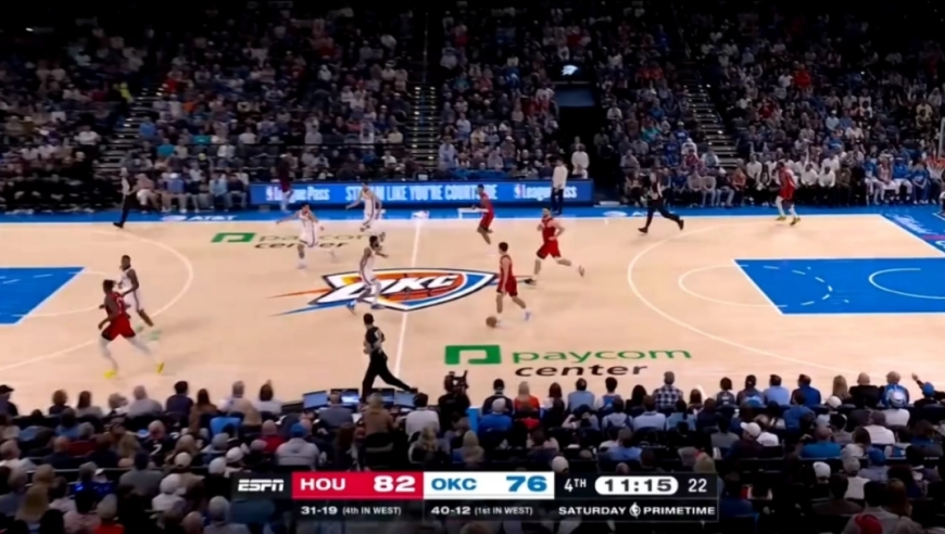 刺激！火箭vs雷霆决胜时刻：杜兰特最后1分钟绝命中投杀死比赛