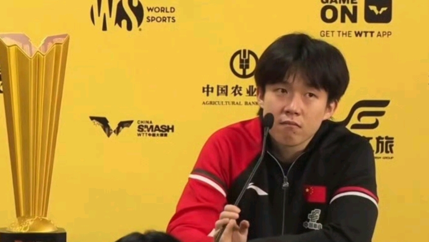 王楚钦懵了！被问对孙颖莎有什么感受？沉默不语，其实问的是石景山