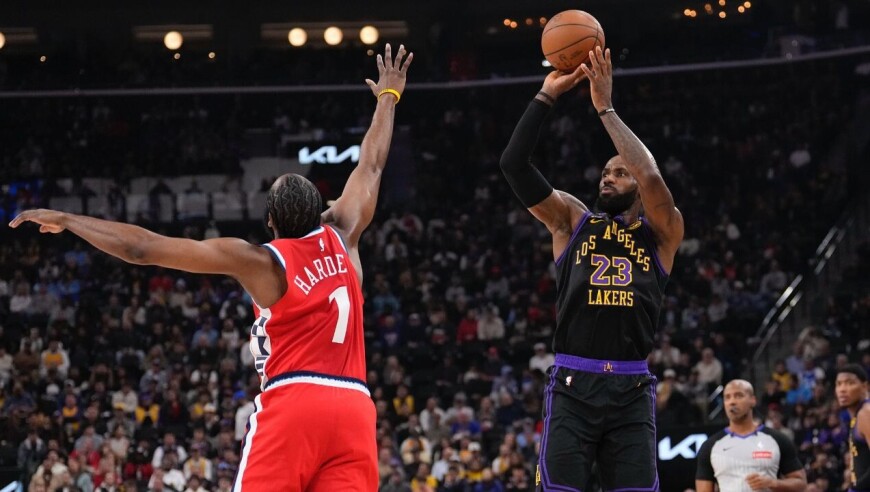 【原声】湖人104-112快船 小卡24分哈登两双快船有惊无险拿下洛城德比