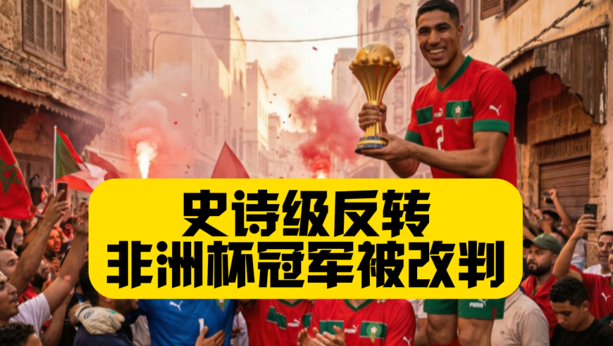 史诗级反转！摩洛哥喜从天降，非洲杯官方改判摩洛哥3比0塞内加尔夺冠！