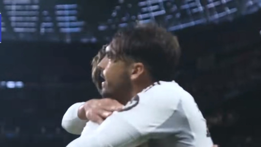 精彩！罗德里戈任意球传中，贡萨洛&middot;加西亚头球破门