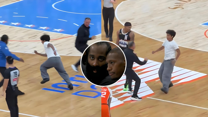 看不下去了！快船球迷冲入场内防守对手，比尔报销六连败