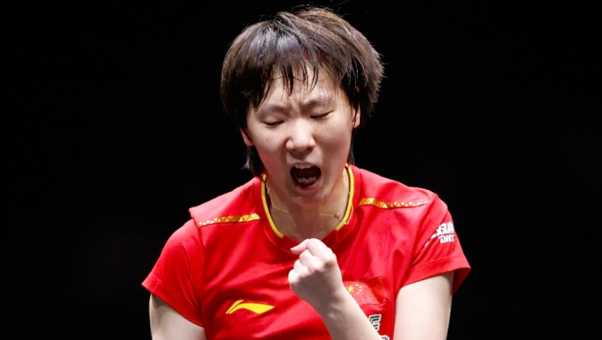 乒乓总决赛：王曼昱卫冕冠军！决赛4-2胜蒯曼，国乒斩获1金收官