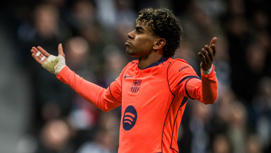 纽卡1-1巴萨全场集锦：巴恩斯破门 奥尔莫造点亚马尔压哨点射绝平