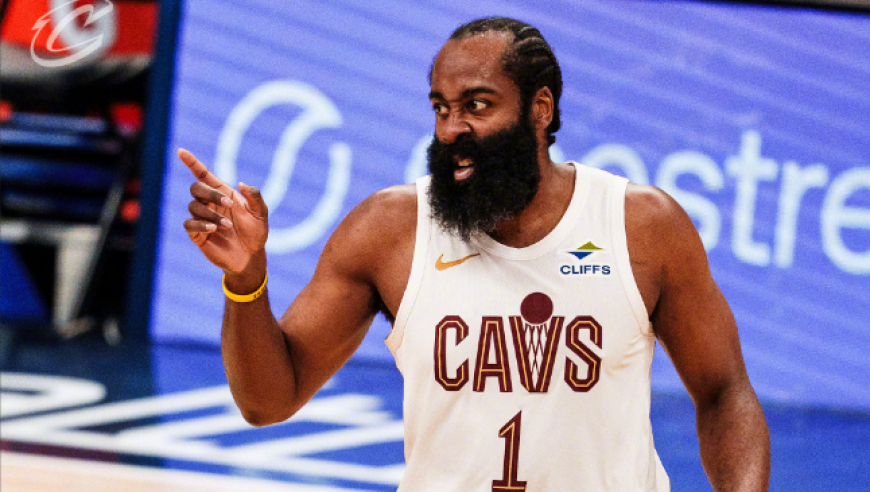 哈登复出22+9+8升历史第三！骑士三杀送篮网8连败 波特26分