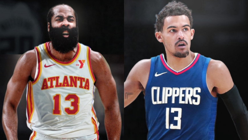 特雷-杨与老鹰商讨分手！美媒晒1换3交易方案：与哈登互换东家