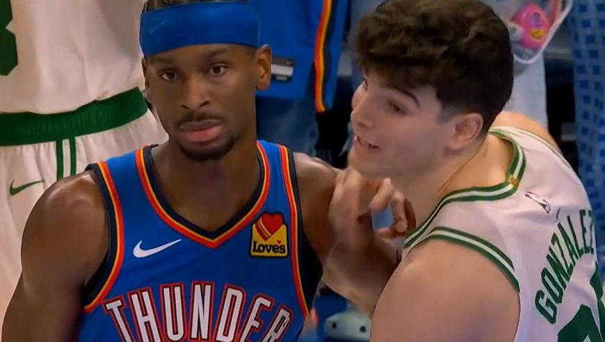 雷霆凯尔特人决胜时刻：亚历山大布朗对轰神仙关键球 切特罚球绝杀