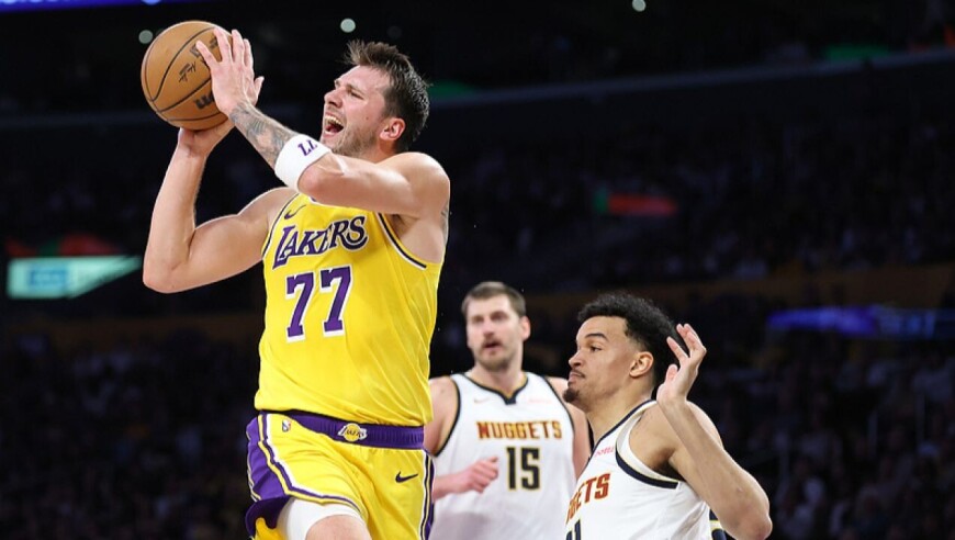 【集锦】掘金125-127湖人 东契奇30+11+13贡献0