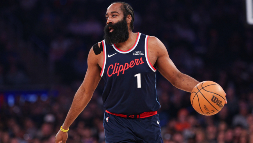 五连胜！哈登31+10，小卡科林斯缺阵，快船客场击败猛龙