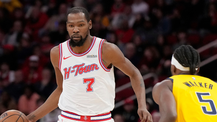 火箭死神稳定降临！杜兰特vs步行者30分全过程：20中13无解单打