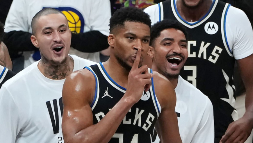 闭嘴吧印城！字母哥33+13+5掀翻步行者：压哨绝杀做霸气手势