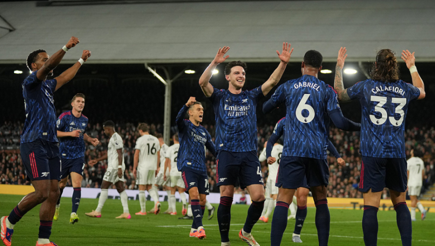 英超：阿森纳1-0富勒姆！各项赛事5连胜+暂3分领跑 又靠角球制胜