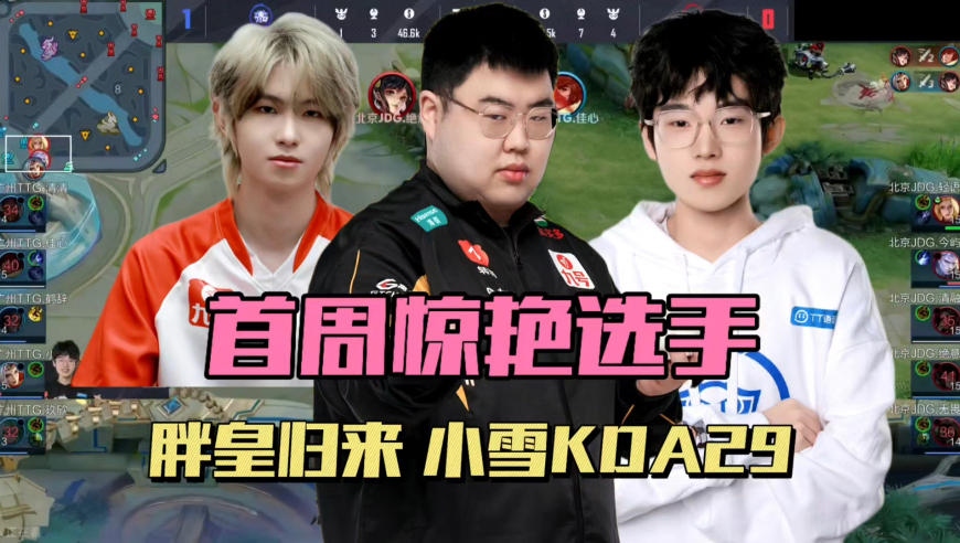 KPL夏季赛首周惊艳选手：小雪成KDA之王，小胖紫幻适配了，eStar拒绝摆烂，一诺尽力了