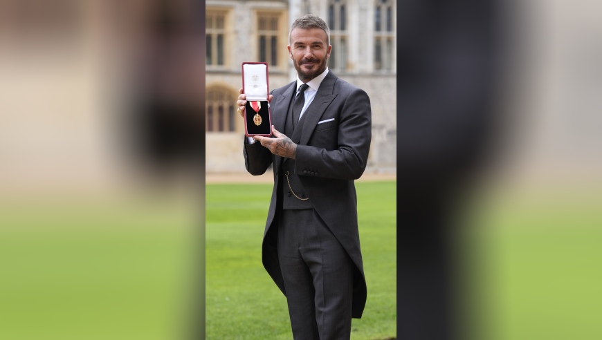 贝克汉姆被授予爵士勋位