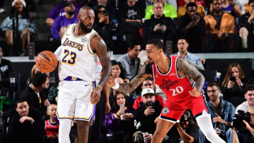 湖人送快船温暖跌西部第4！詹姆斯36分难救主 东契奇等四主力全伤太惨