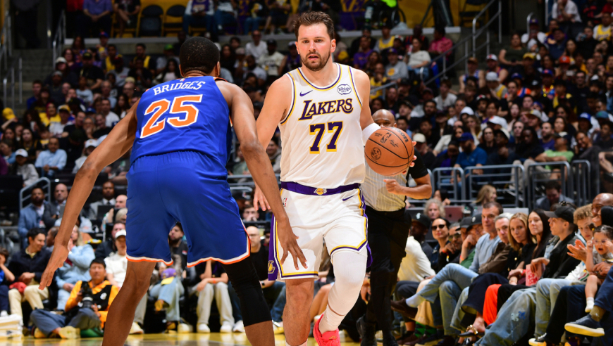 【集锦】尼克斯97-110湖人 东契奇35分湖人全程碾压主场击败尼克斯