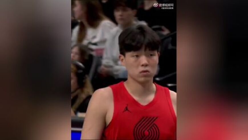 杨瀚森错失5.3万美元奖金！开拓者102-115不敌马刺，杨瀚森最后一分钟登场，1投0中，拿到1个篮板