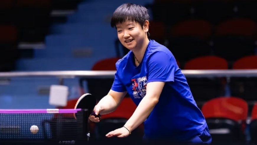 跨越国籍的乒乓球友谊情：迪亚兹训练时还不忘故意逗笑孙颖莎，出色的人品越来越被欣赏
