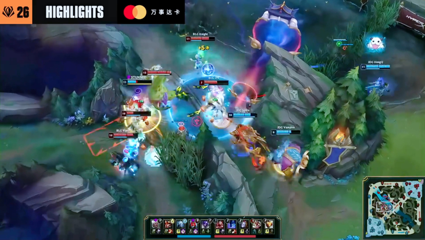 BLG vs JDG首局集锦：多点开花，BLG首局轻取JDG