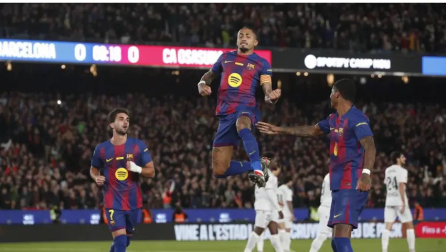 西甲半程盘点：巴萨称霸联赛数据，射手榜姆巴佩力压群雄