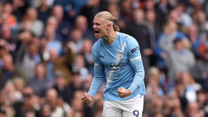 2-0！哈兰德火力全开，11战狂轰21球，曼城5战13分，英超榜首易主
