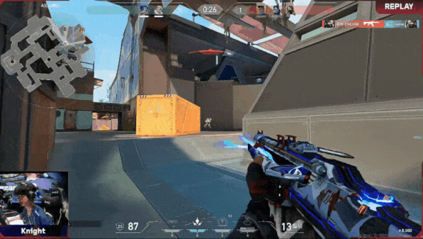 Knight左右开弓连杀两人，whzy补上最后一人拿下分数