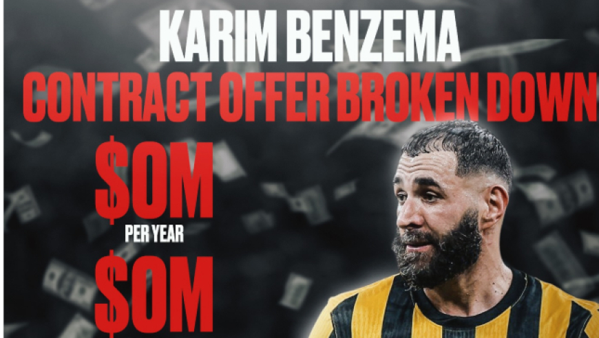 侮辱性极强！沙特开出白踢合同，本泽马罢赛！