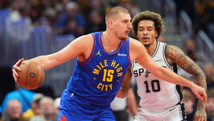 这水不好划！约基奇21+10+9集锦：关键时刻不满队友怒气值飙升