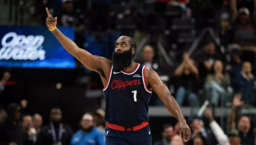 燃尽了！单核哈登39分钟空砍35+10+11 末节三分三连击狂轰19分