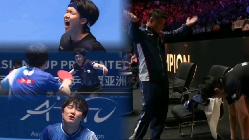 血脉压制！王楚钦逆袭夺冠打得张本智和直跳脚，王皓煽情挥手情绪拉满